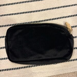 Stoney Clover Lane Black Velvet Pouch